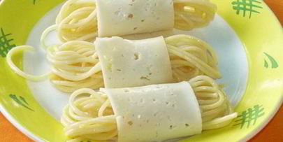 моточки-гриль из спагетти