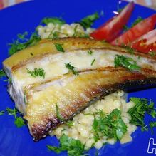 Рецепт Осетр жаренный и паста с тыквой по-итальянски