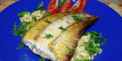 осетр жаренный и паста с тыквой по-итальянски