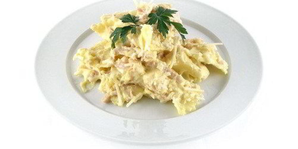 Рецепт паста фарфалле с горчичным соусом