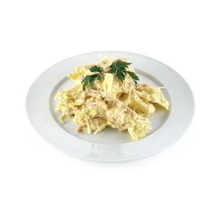 Паста фарфалле с горчичным соусом