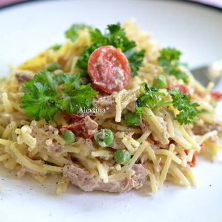 Паста и тунец