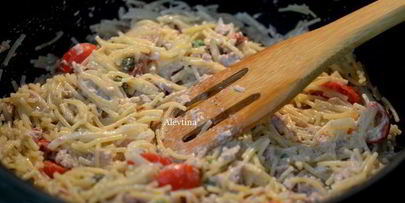 паста и тунец