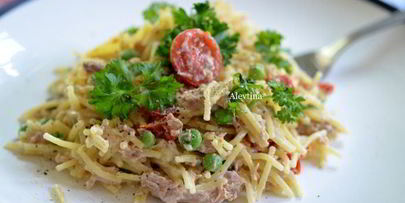 паста и тунец