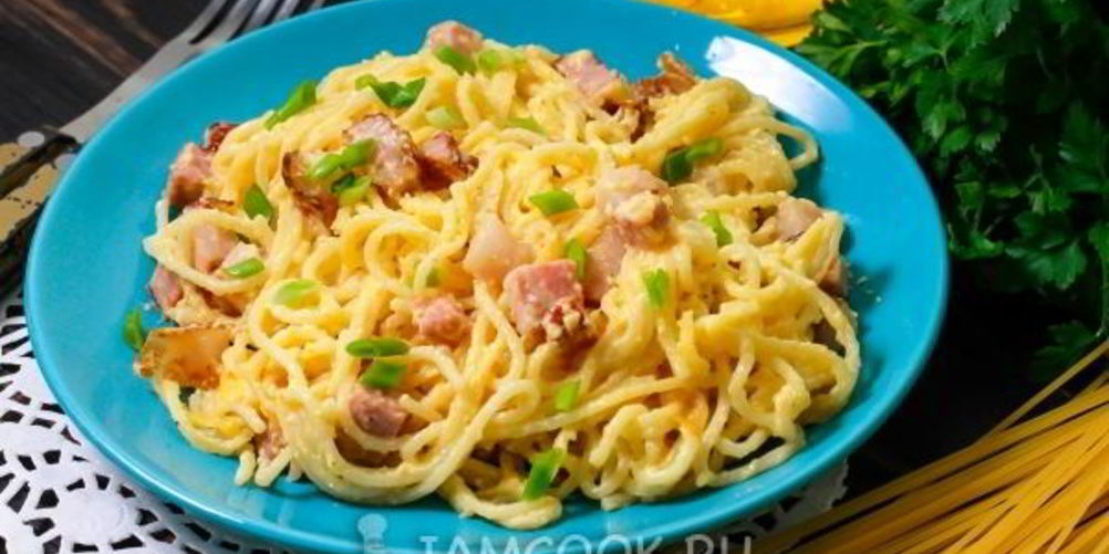 Рецепт паста карбонара в мультиварке