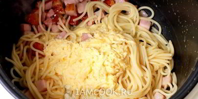 паста карбонара в мультиварке