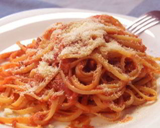 Паста с анчоусами и тунцом