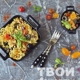 Паста с баклажанами