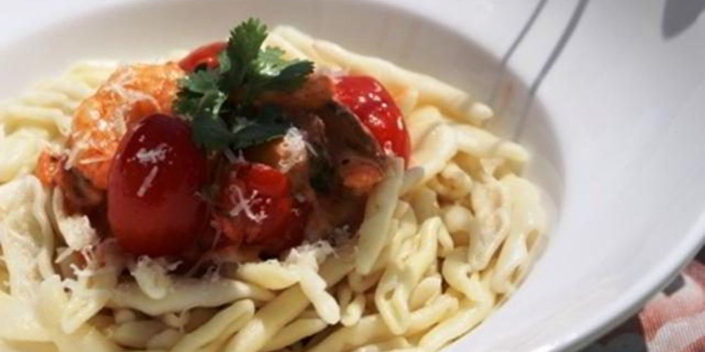 Рецепт паста с грибами шиитаке