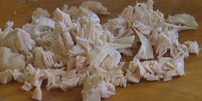 паста с грибами, цыпленком и сливочным соусом