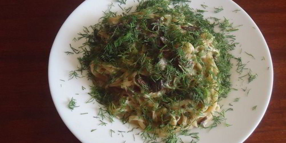 Рецепт паста с грибами