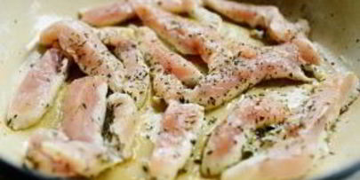 паста с курицей и томатами