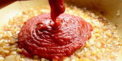 паста с курицей и томатами