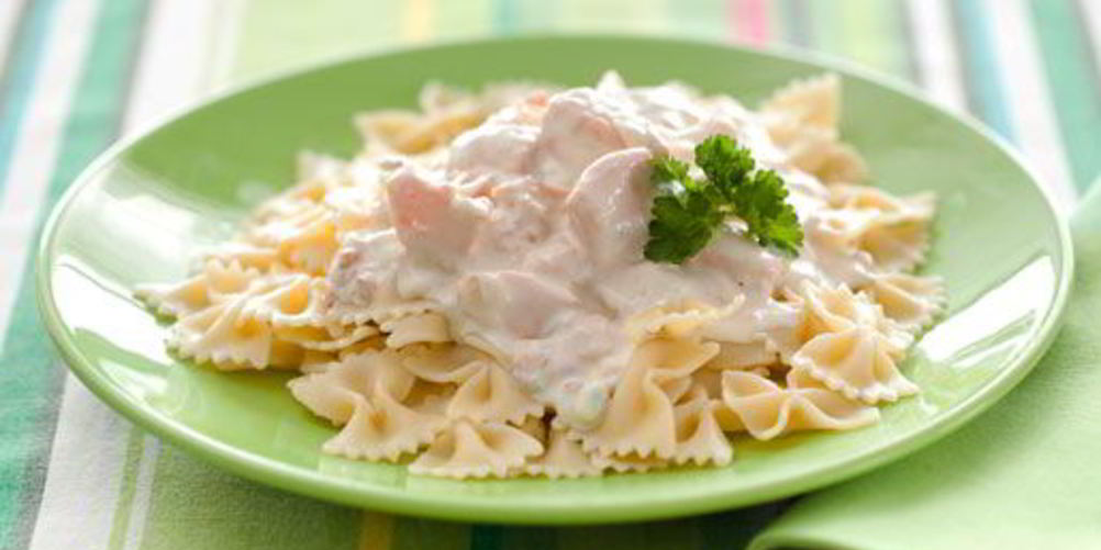 Рецепт паста с сырно-рыбным соусом