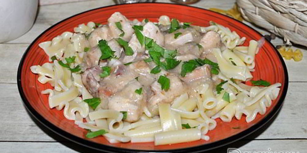 Рецепт паста с тушеным кроликом