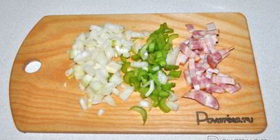 паста с тушеным кроликом