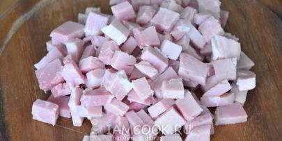 паста с ветчиной в сливочном соусе