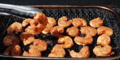 паста с жареными креветками и лимонно-чесночным маслом