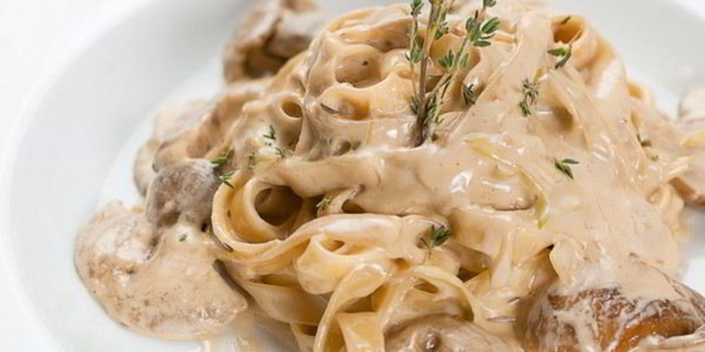 Рецепт пасты тальятелле с соусома иза грибова и куриц