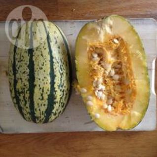 Печеный кабачок спагетти в духовке