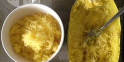 печеный кабачок спагетти в духовке