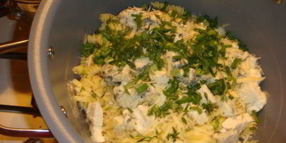 роскошная паста четыре сыра