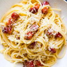 Рецепт Спагетти Карбонара с беконом