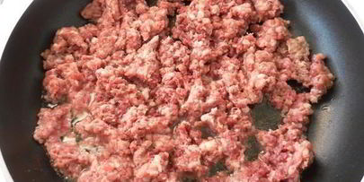 спагетти с фаршем и овощами