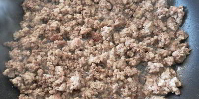 спагетти с фаршем и овощами