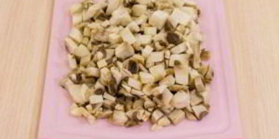 спагетти с грибным соусом