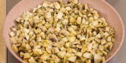 спагетти с грибным соусом