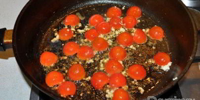 спагетти с курицей