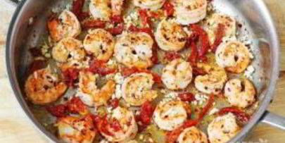 спагетти с вялеными томатами