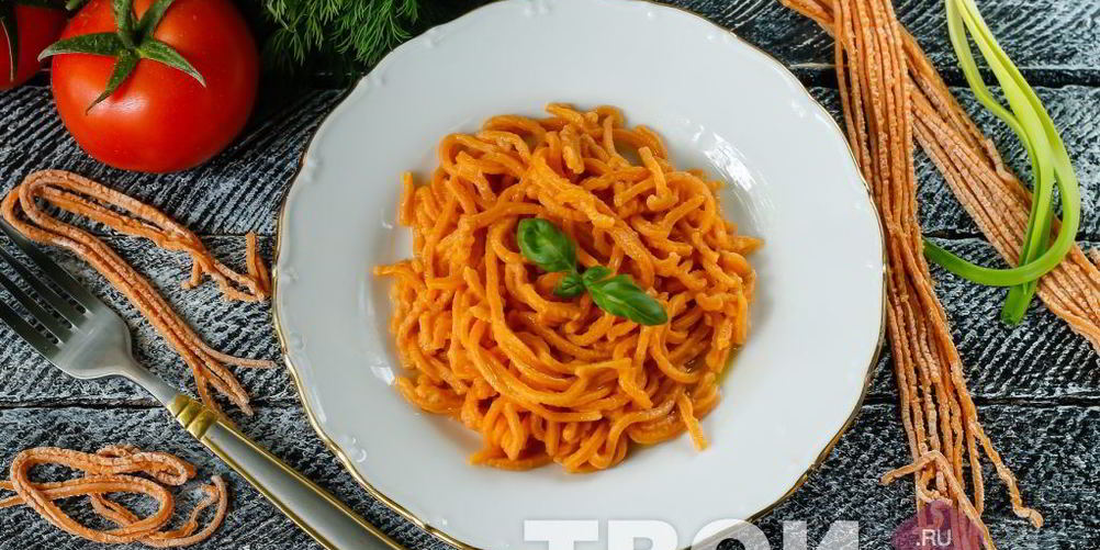Рецепт томатные спагетти