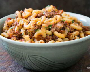 Вкусные макароны с фаршем