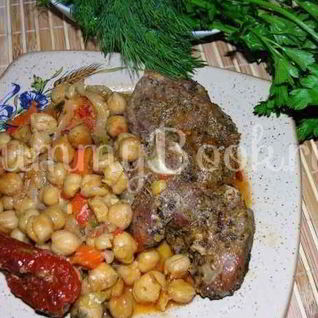 Баранина тушеная с овощами