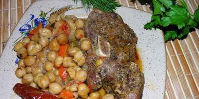 баранина тушеная с овощами