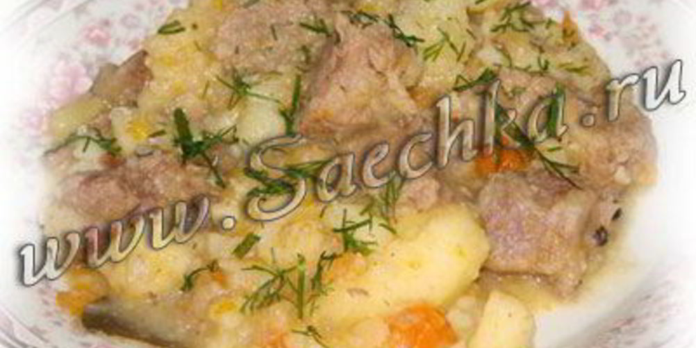 Рецепт баранина тушеная
