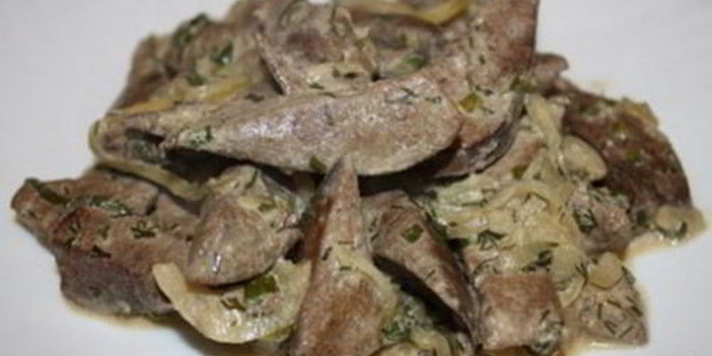 Рецепт бефстроганов из печени в мультиварке