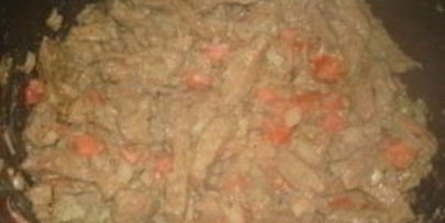 бефстроганов из печени в мультиварке