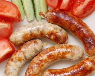 Домашние колбаски в кишке