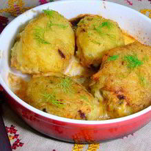 Рецепт Фаршированные грудки в картофельной шубе