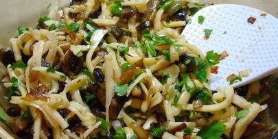 фаршированные грудки в картофельной шубе