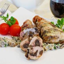 Рецепт Фаршированные ножки с грибами