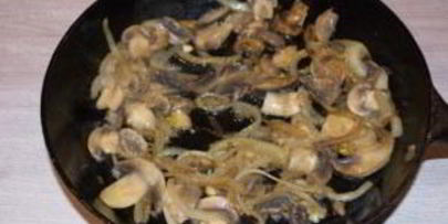 филе индейки с грибами в духовке