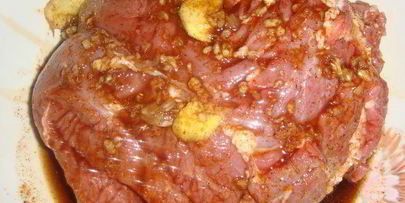 говядина с медом и кунжутом