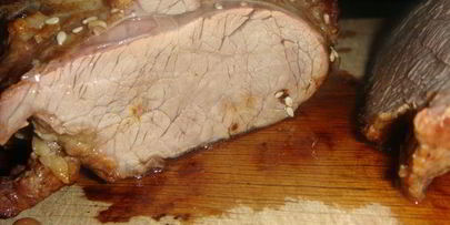 говядина с медом и кунжутом