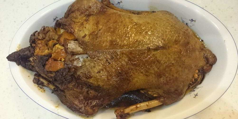 Рецепт гусь запеченный в рукаве