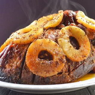 Индейка с ананасами в духовке