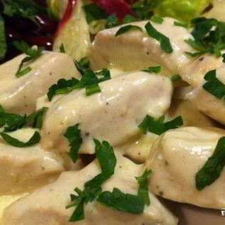 Индейка в сливочном соусе